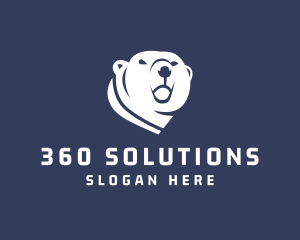 Wild Polar Bear logo design