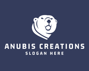 Wild Polar Bear logo design