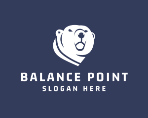 Wild Polar Bear logo design