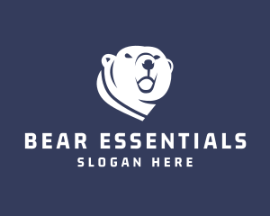 Bear - Wild Polar Bear logo design