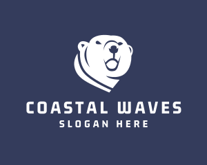 Wild Polar Bear logo design