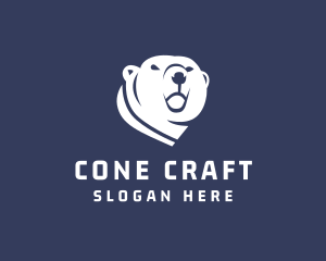 Wild Polar Bear logo design