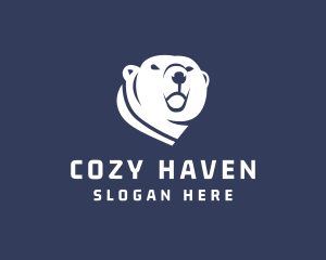 Wild Polar Bear logo design