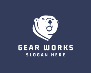 Wild Polar Bear logo design