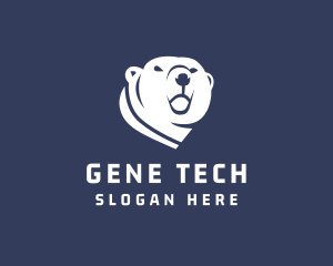 Wild Polar Bear logo design