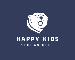 Wild Polar Bear logo design