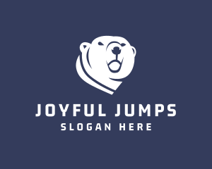 Wild Polar Bear logo design