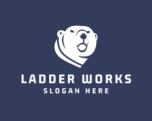 Wild Polar Bear logo design