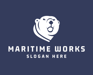 Wild Polar Bear logo design