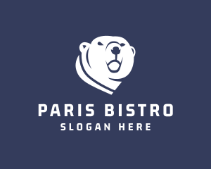 Wild Polar Bear logo design