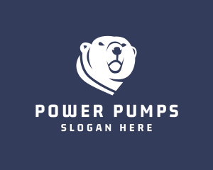 Wild Polar Bear logo design