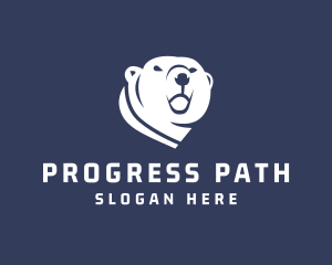 Wild Polar Bear logo design