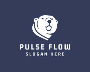 Wild Polar Bear logo design