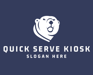 Wild Polar Bear logo design