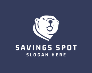 Wild Polar Bear logo design