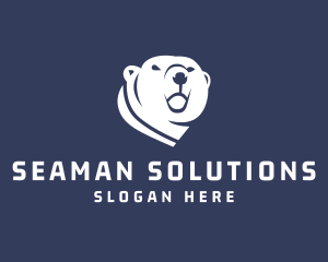 Wild Polar Bear logo design