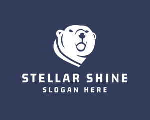 Wild Polar Bear logo design