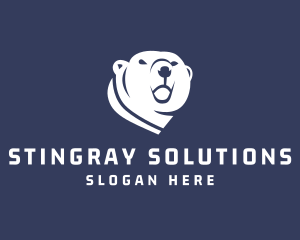 Wild Polar Bear logo design