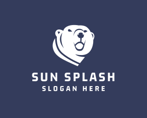 Wild Polar Bear logo design