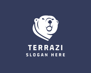 Wild Polar Bear logo design