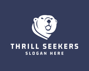 Wild Polar Bear logo design