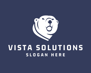 Wild Polar Bear logo design