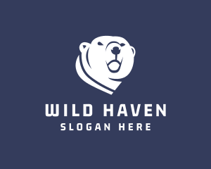 Wild Polar Bear logo design