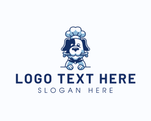Pup - Chef Dog Pet logo design