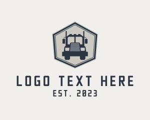 Haulage - Transportation Truck Logistics logo design