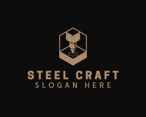 Industry - Industrial Laser Steelworks logo design