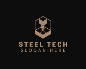 Industry - Industrial Laser Steelworks logo design