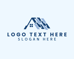 Roofing - Home Roofing Property logo design