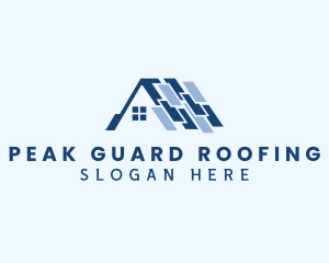 Home Roofing Property logo design