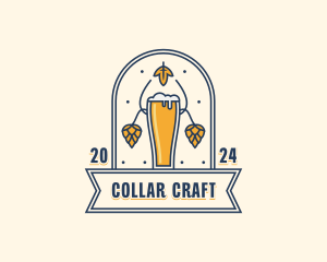 Beer Brewery Pub logo design