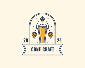 Beer Brewery Pub logo design