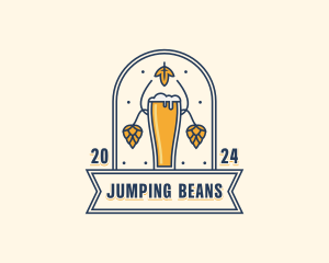 Beer Brewery Pub logo design