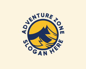 Mountain Climbing Adventure logo design