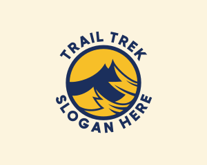 Hike - Mountain Climbing Adventure logo design