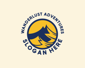 Mountain Climbing Adventure logo design