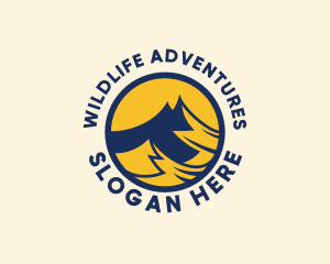 Mountain Climbing Adventure logo design