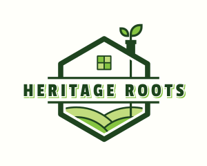 House Plant Landscaping logo design