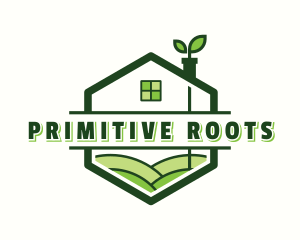 House Plant Landscaping logo design