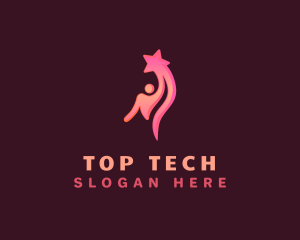 Top - Human Abstract Coach logo design