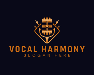 Voice - Audio Voice Podcast logo design