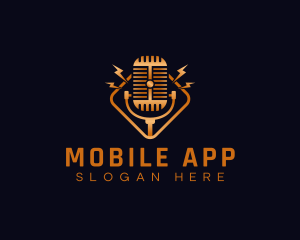 Singer - Audio Voice Podcast logo design