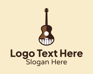 Guitar & Piano Music Logo
