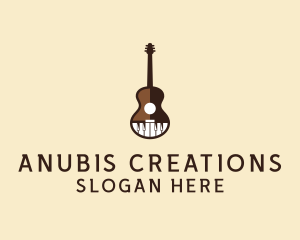 Guitar Piano Music logo design