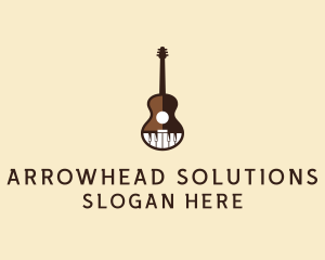 Guitar Piano Music logo design