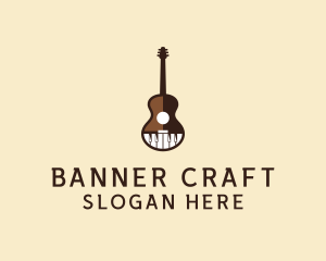 Guitar Piano Music logo design