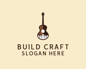 Guitar Piano Music logo design